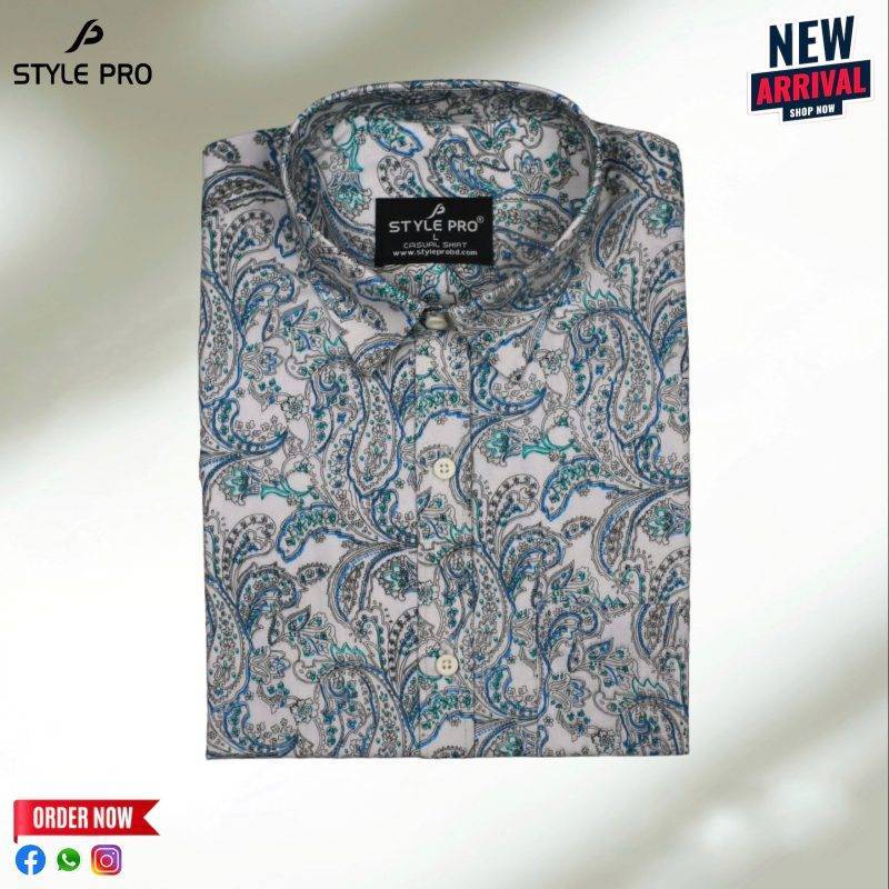 Floral Print Half Shirt , Made by Organic Fabrics & Most Comfortable To Wear